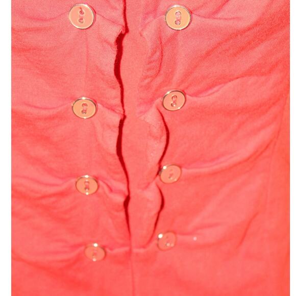 Pilcro by Anthropologie Red Button-Front Sleeveless Tank Top Size Small - Picture 5 of 6